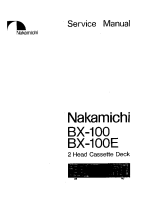 Nakamichi BX-100-BX-100E-Service-Manual